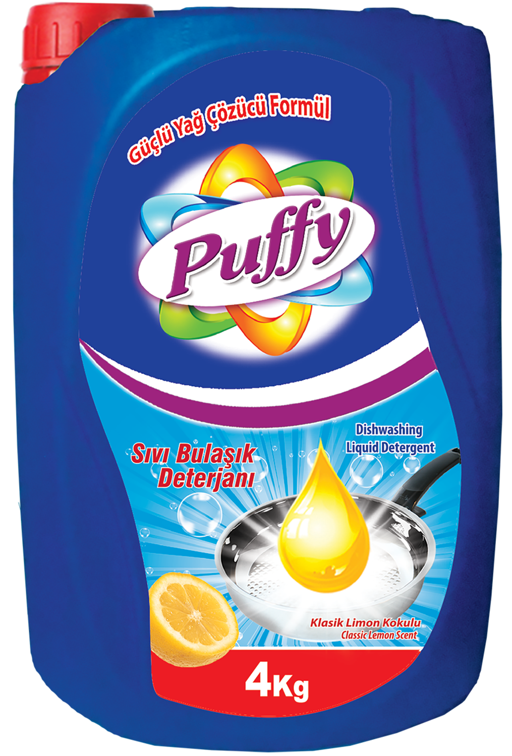 PUFFY SIVI BULAŞIK DETERJANI LİMON 4 Kg