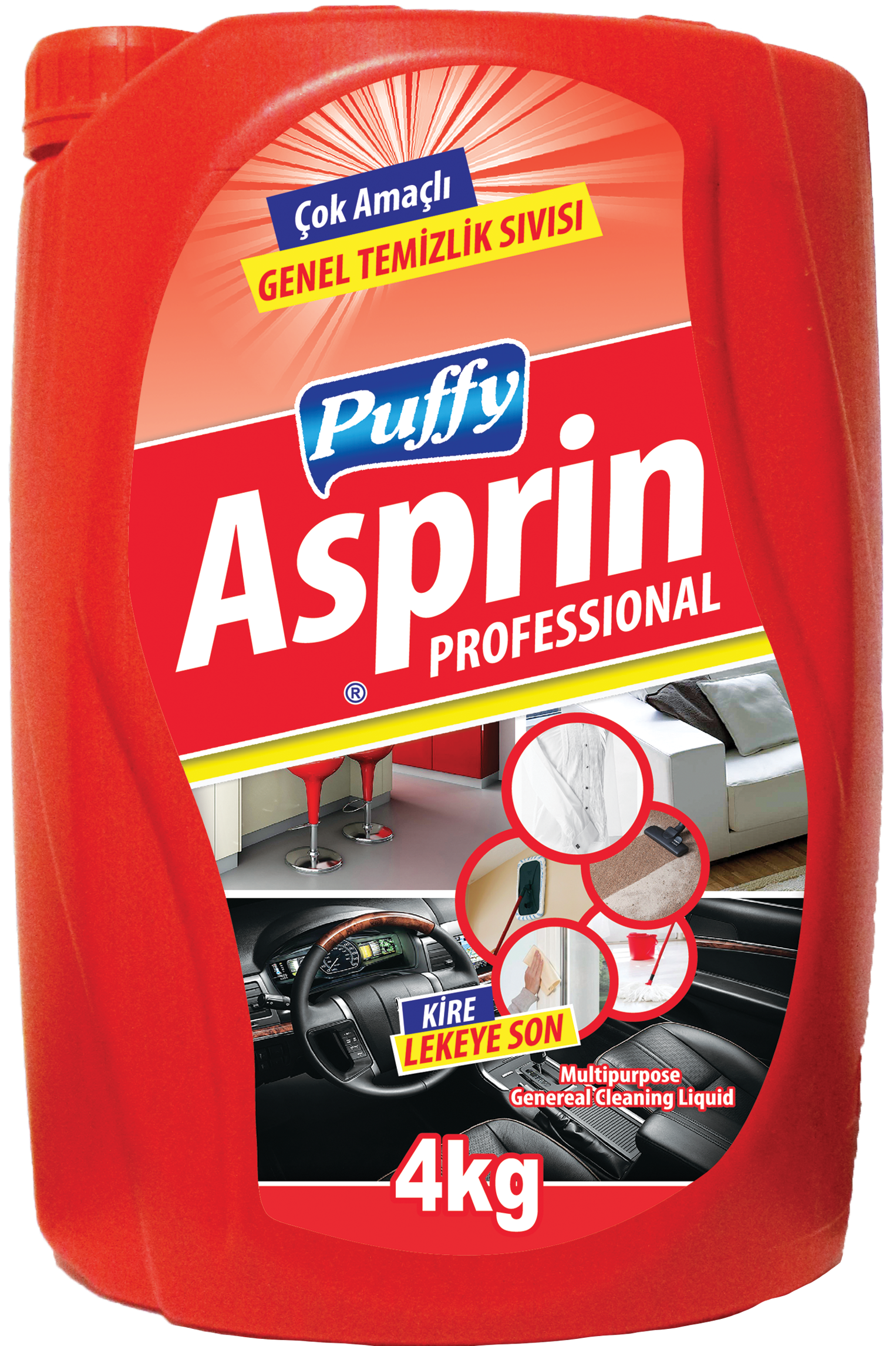 PUFFY ASPIRIN MULTIPURPOSE CLEANING AGENT 4 Kg
